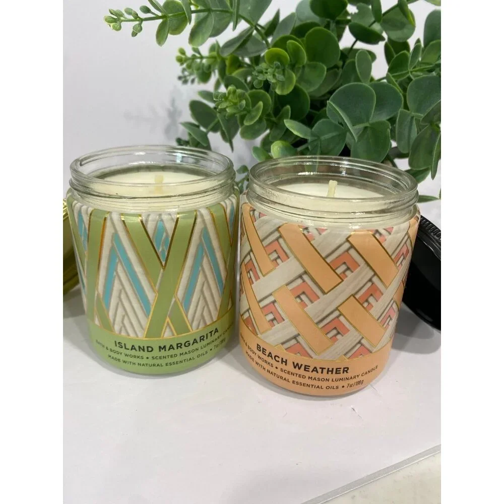Bath & Body Works “Island Margarita” & “Beach Weather” New Single Wick Candles